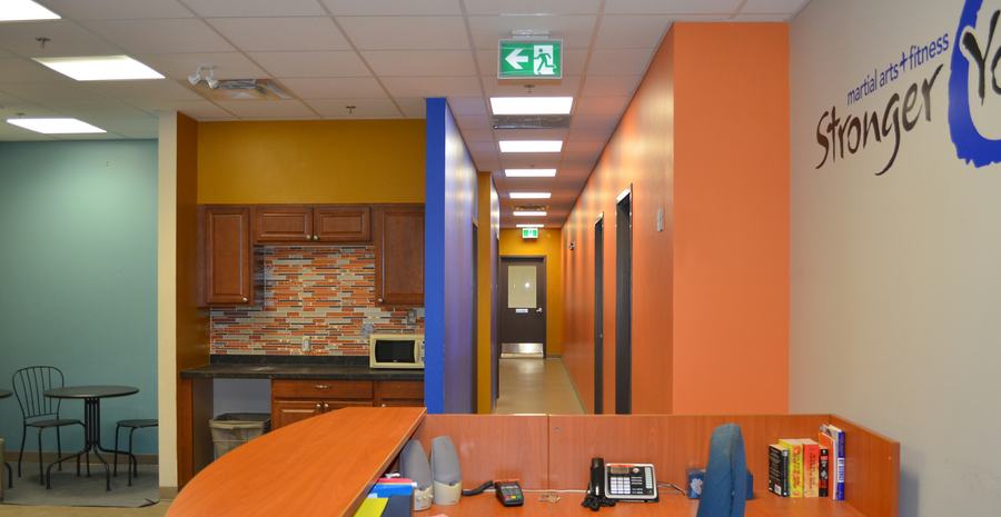 Stronger You:  Seating and Coffee Area